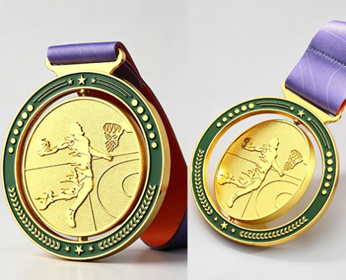 Spinner Basketball Medal 01